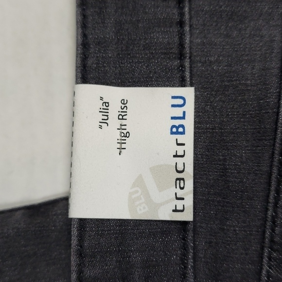 Tractr Blu Skinny Jeans Julia High Rise raw hem size 28 - Picture 13 of 16